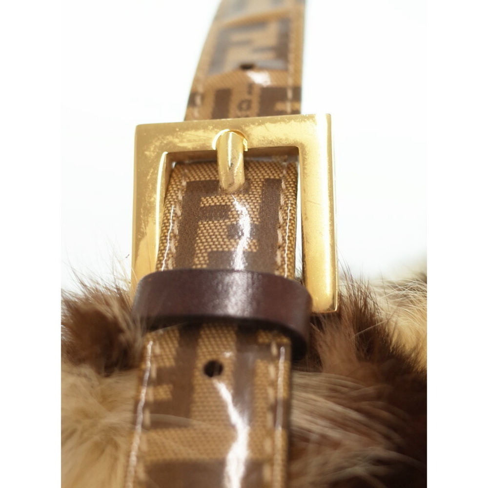 Fendi Bucket Bag Semi Fur Mamma Shoulder - Picture 6 of 9